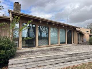 front side of home showing new 6" seamless gutters 